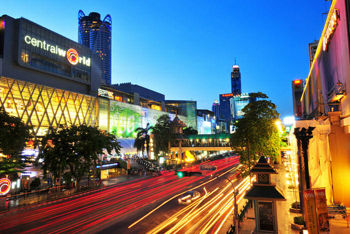 Centralworld Shopping Mall in Bangkok