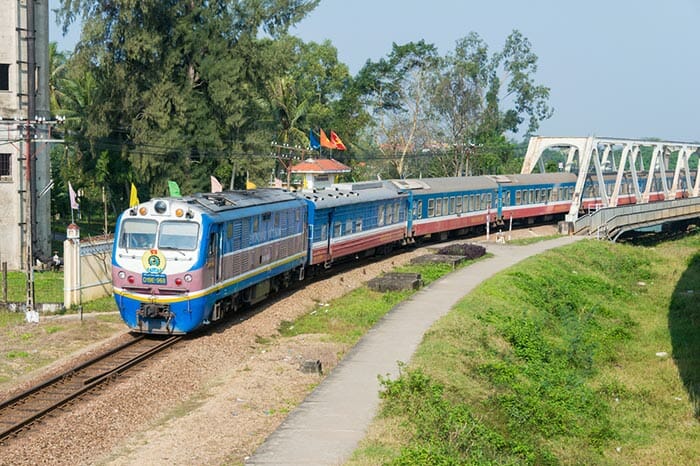 From Da Nang to Hue by Train