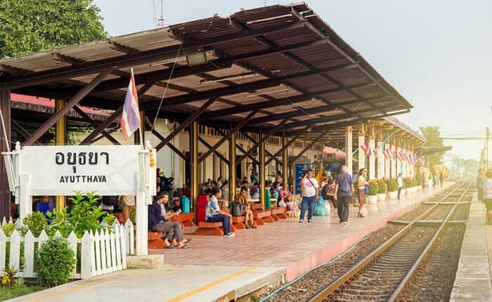 By Train from Ayutthaya to Lopburi